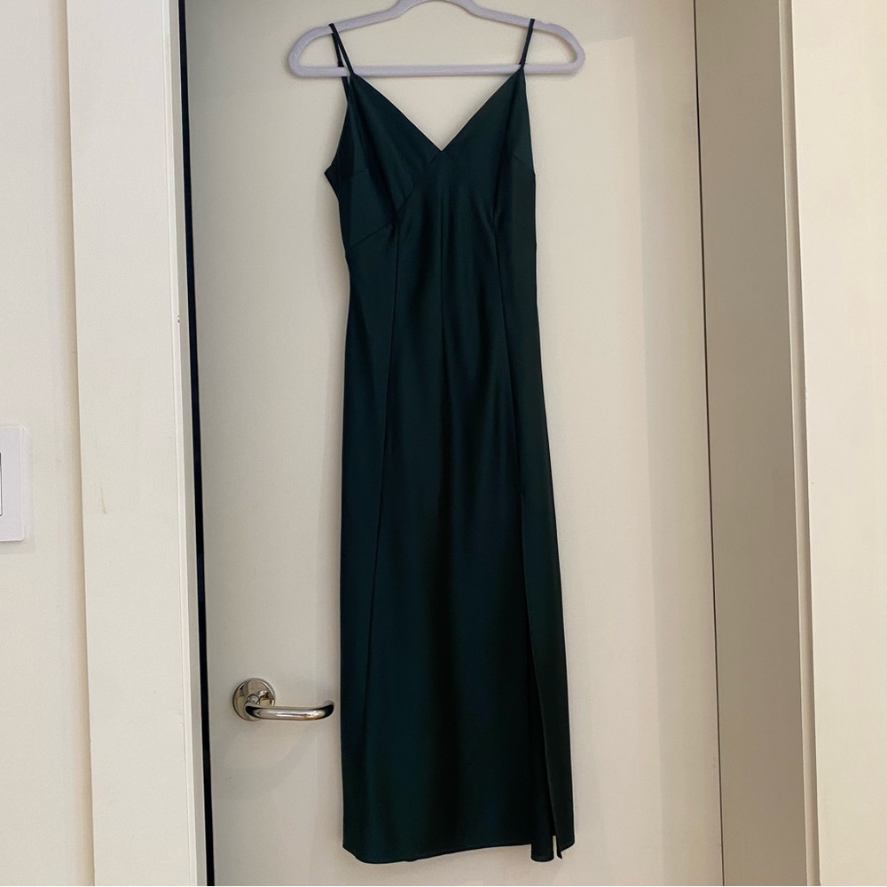 Green Slip Dress